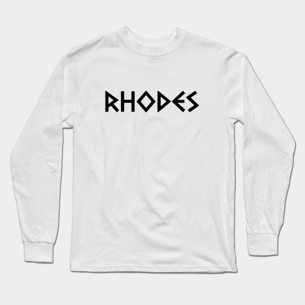 Rhodes Long Sleeve T-Shirt by greekcorner